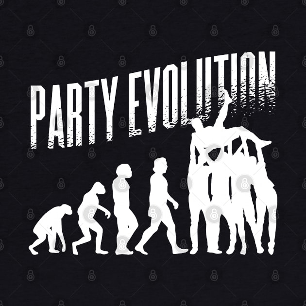 the party evolution in silhouette style, best gift for party lovers by AbirAbd